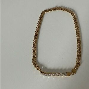 Non tarnish gold necklace